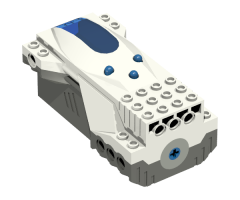 Electric, Programmable Micro Scout with Dark Gray Base