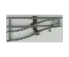 Train, Track 4.5V Switch Point Left with Dark Gray Ties