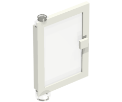 Door 1 x 4 x 5 Left with Trans-Clear Glass