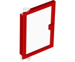 Door 1 x 4 x 5 Left with Trans-Clear Glass