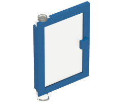 Door 1 x 4 x 5 Left with Trans-Clear Glass
