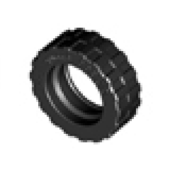 Tire & Tread 17.5mm D. x 6mm with Shallow Staggered Treads - (Undetermined Tread Type)