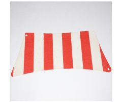Cloth Sail 30 x 15 Bottom with Red Thick Stripes Pattern