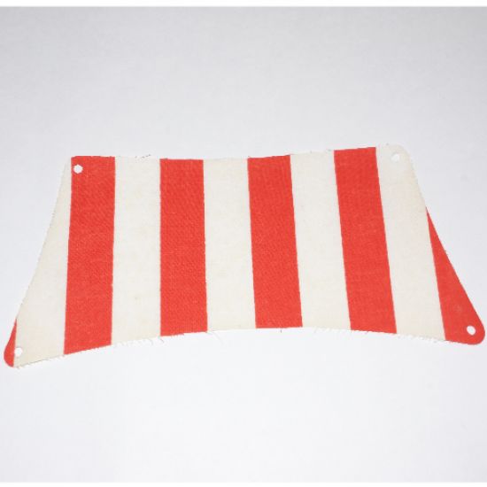 Cloth Sail 30 x 15 Bottom with Red Thick Stripes Pattern