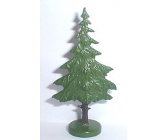 Plant, Tree Flat Pine painted with hollow base