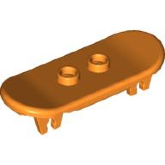 Minifigure, Utensil Skateboard with Trolley Wheel Holders