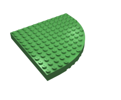 Brick, Round Corner 12 x 12