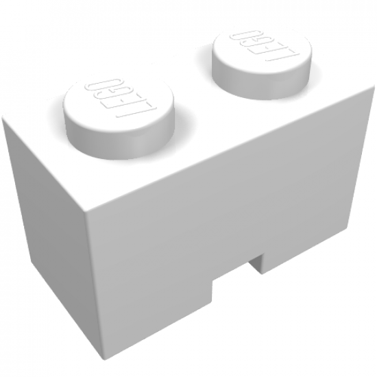 Brick, Modified 1 x 2 with Cable Holding Cutout
