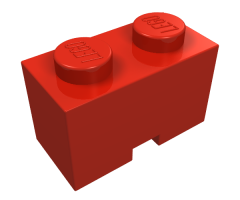 Brick, Modified 1 x 2 with Cable Holding Cutout