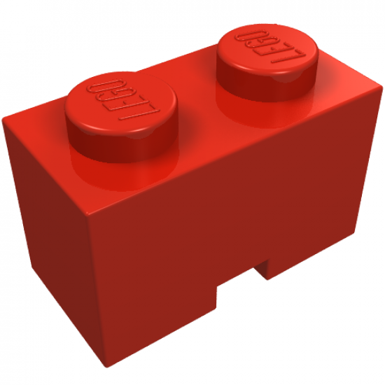 Brick, Modified 1 x 2 with Cable Holding Cutout