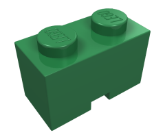 Brick, Modified 1 x 2 with Cable Holding Cutout