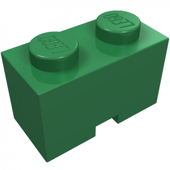 Brick, Modified 1 x 2 with Cable Holding Cutout