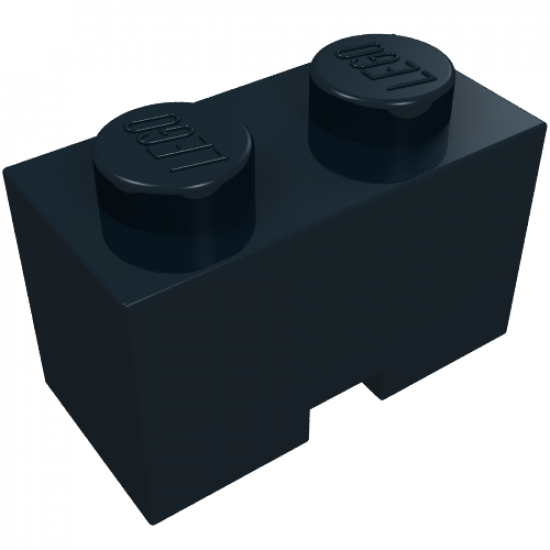 Brick, Modified 1 x 2 with Cable Holding Cutout