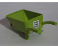 Minifigure, Utensil Wheelbarrow Frame with 'PROPERTY OF NED FLANDERS' Pattern (Sticker) - Set 71006