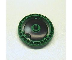 Technic, Disk 5 x 5 - Notched with Pit Droid Nose Pattern