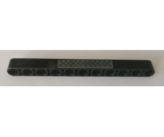 Technic, Liftarm 1 x 11 Thick with Medium Black Circles Tread Plate Pattern (Sticker) - Set 42082