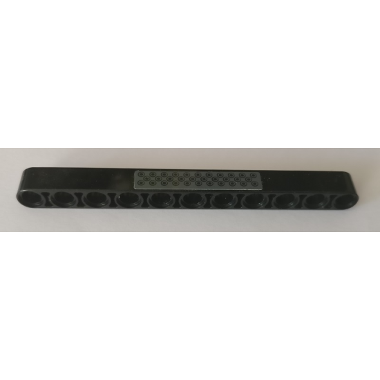 Technic, Liftarm 1 x 11 Thick with Medium Black Circles Tread Plate Pattern (Sticker) - Set 42082