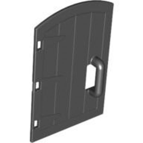 Duplo, Building Door / Window Pane 1 x 4 x 4 with Rounded Top and Handle - Castle
