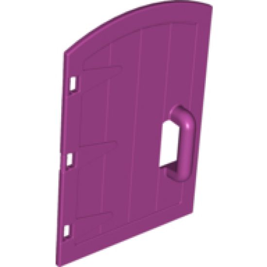 Duplo, Building Door / Window Pane 1 x 4 x 4 with Rounded Top and Handle - Castle