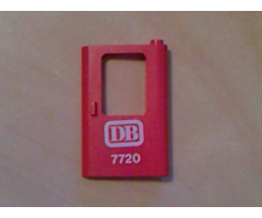 Door 1 x 4 x 5 Train Right with White 'DB 7720' Pattern (Sticker) - Set 7720