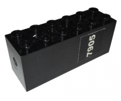 Brick, Modified 2 x 6 x 2 Weight - Bottom Sealed, Dimple on Ends with White '7905' Pattern (Sticker) - Set 7905