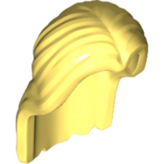 Minifigure, Hair Long, Parted in Center