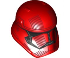 Minifigure, Headgear Helmet SW Stormtrooper Ep. 9 Sith Trooper Pattern