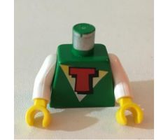 Torso FreeStyle Timmy White/Yellow Triangle and Red T Pattern / White Arms / Yellow Hands