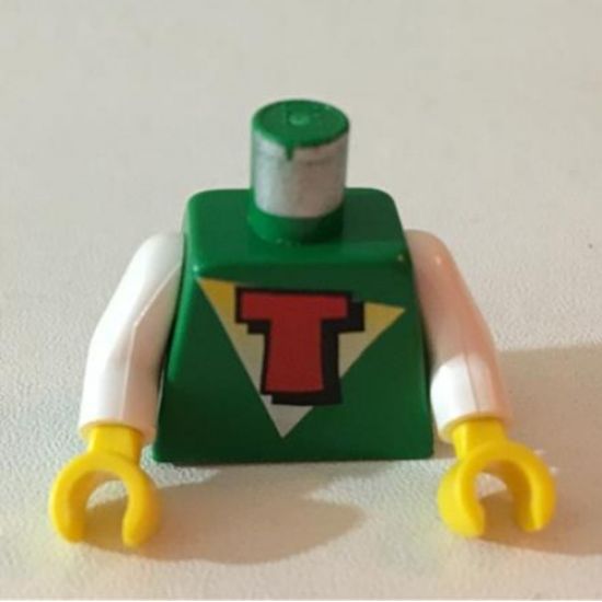 Torso FreeStyle Timmy White/Yellow Triangle and Red T Pattern / White Arms / Yellow Hands