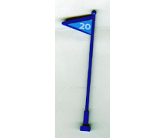 Flag on Antenna Whip with 20 Pattern (Stickers) - Set 6520