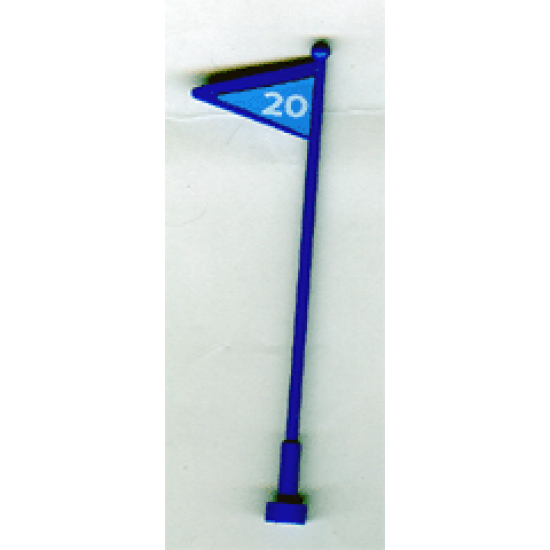 Flag on Antenna Whip with 20 Pattern (Stickers) - Set 6520
