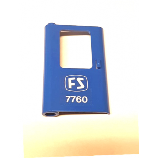 Door 1 x 4 x 5 Train Left with Italian Train Logo and '7760' Pattern (Sticker) - Set 7760