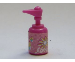 Scala Accessories Bottle Pump with Shampoo Pattern (Sticker) - Set 3142