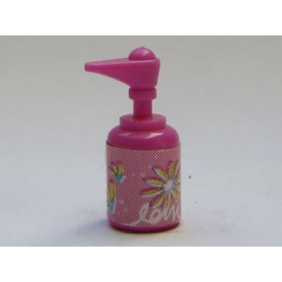 Scala Accessories Bottle Pump with Shampoo Pattern (Sticker) - Set 3142
