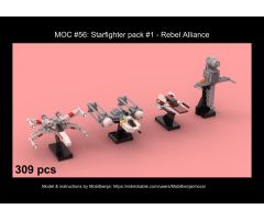 Starfighter pack #1: Rebel Alliance (microscale)