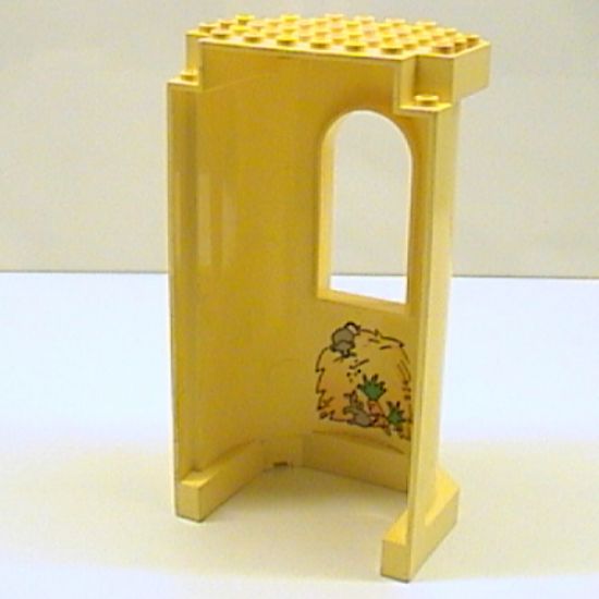 Belville Wall, Tower with Window and Haystack, Mice and Carrot Pattern