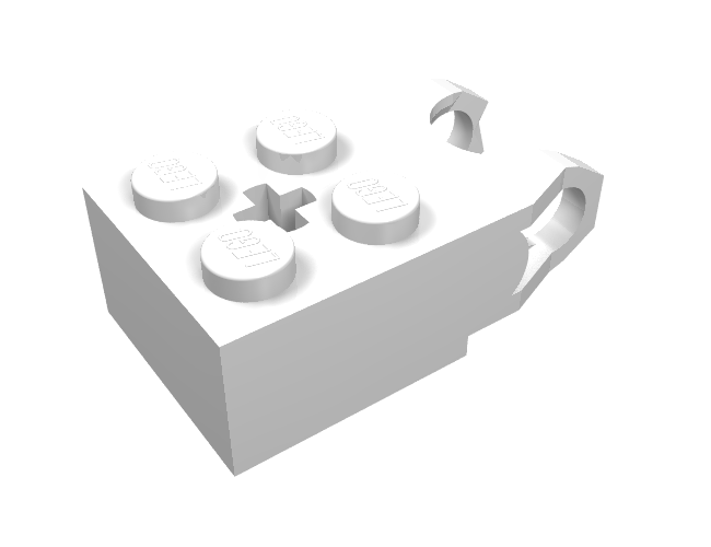 Technic, Brick Modified 2 x 2 with Ball Socket Reinforced and Axle Hole