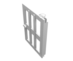 Door 1 x 4 x 5 Right with 6 Panes
