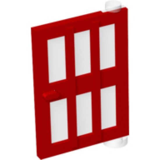Door 1 x 4 x 5 Right with 6 Panes
