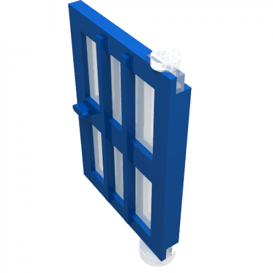 Door 1 x 4 x 5 Right with 6 Panes