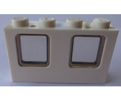 Window 1 x 4 x 2 Plane with Trans-Black Glass