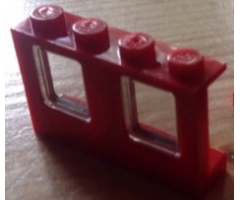 Window 1 x 4 x 2 Plane with Trans-Black Glass