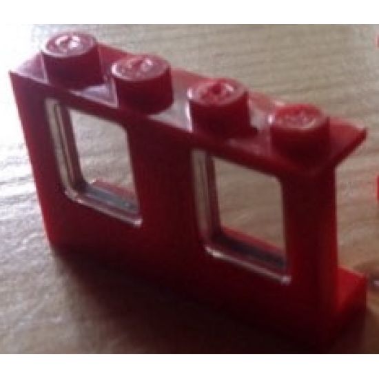 Window 1 x 4 x 2 Plane with Trans-Black Glass