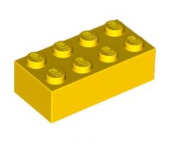 Brick 2 x 4 with Black 'EMOTIONAL' and 'EMOTIE' Pattern on Both Sides (Play Day 2019)