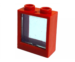 Window 1 x 2 x 2 Flat Front with Trans-Light Blue Glass for Window 1 x 2 x 2 Flat Front (60592 / 60601)