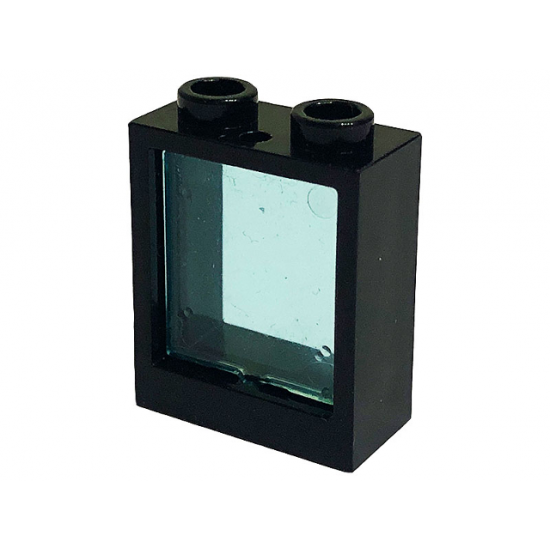 Window 1 x 2 x 2 Flat Front with Trans-Light Blue Glass for Window 1 x 2 x 2 Flat Front (60592 / 60601)