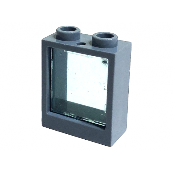 Window 1 x 2 x 2 Flat Front with Trans-Light Blue Glass for Window 1 x 2 x 2 Flat Front (60592 / 60601)