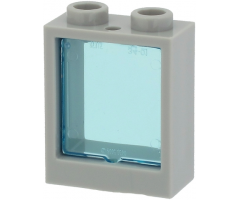 Window 1 x 2 x 2 Flat Front with Trans-Light Blue Glass for Window 1 x 2 x 2 Flat Front (60592 / 60601)