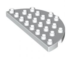 Duplo, Plate Round Corner 4 x 8 Double