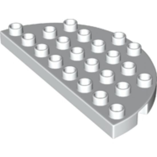 Duplo, Plate Round Corner 4 x 8 Double